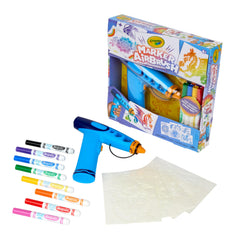Eight washable markers included for mess-free color exploration
