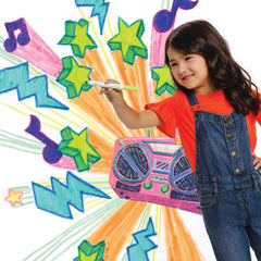 Crayola markers provide bold, expressive lines for school projects.