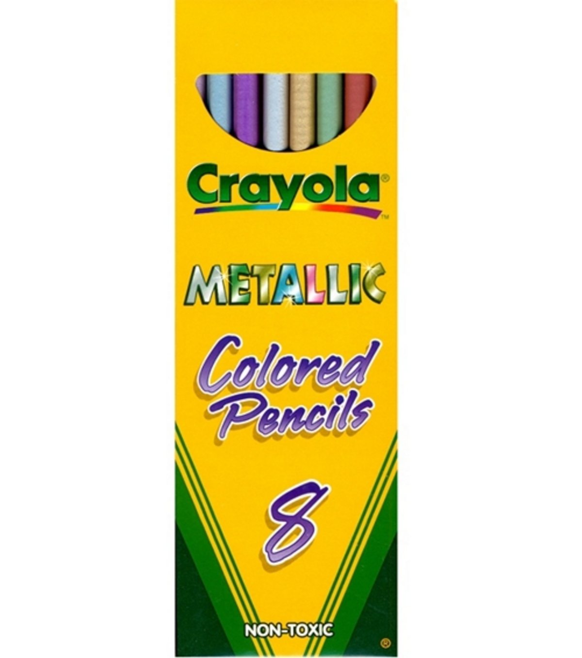 Crayola Metallic FX pencils shimmer for vibrant classroom art projects.