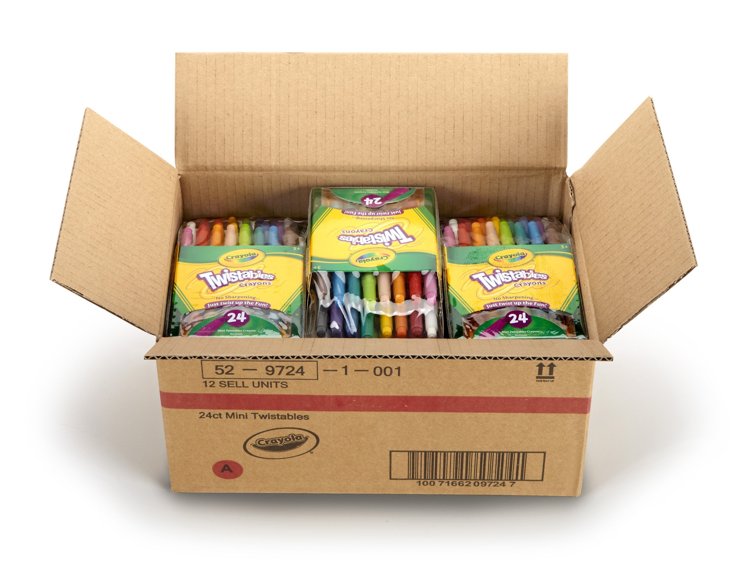 Crayola Mini Twistable Crayons in a portable case for easy on-the-go coloring.