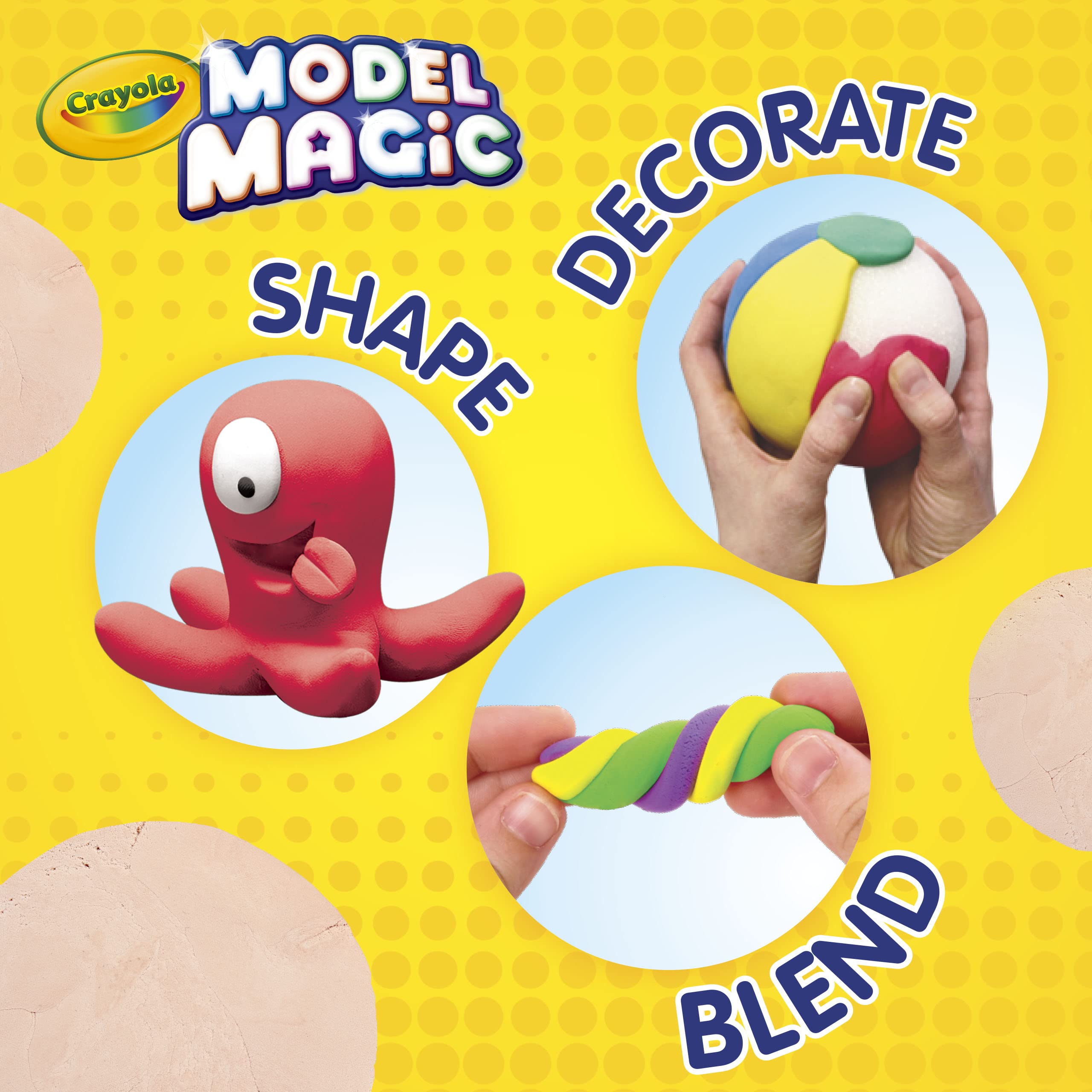 Kids finish crafts with Crayola Bisque, ideal for gifts or classroom decor.