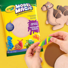 Crayola Model Magic Bisque soft material for simple shaping and sculpting.