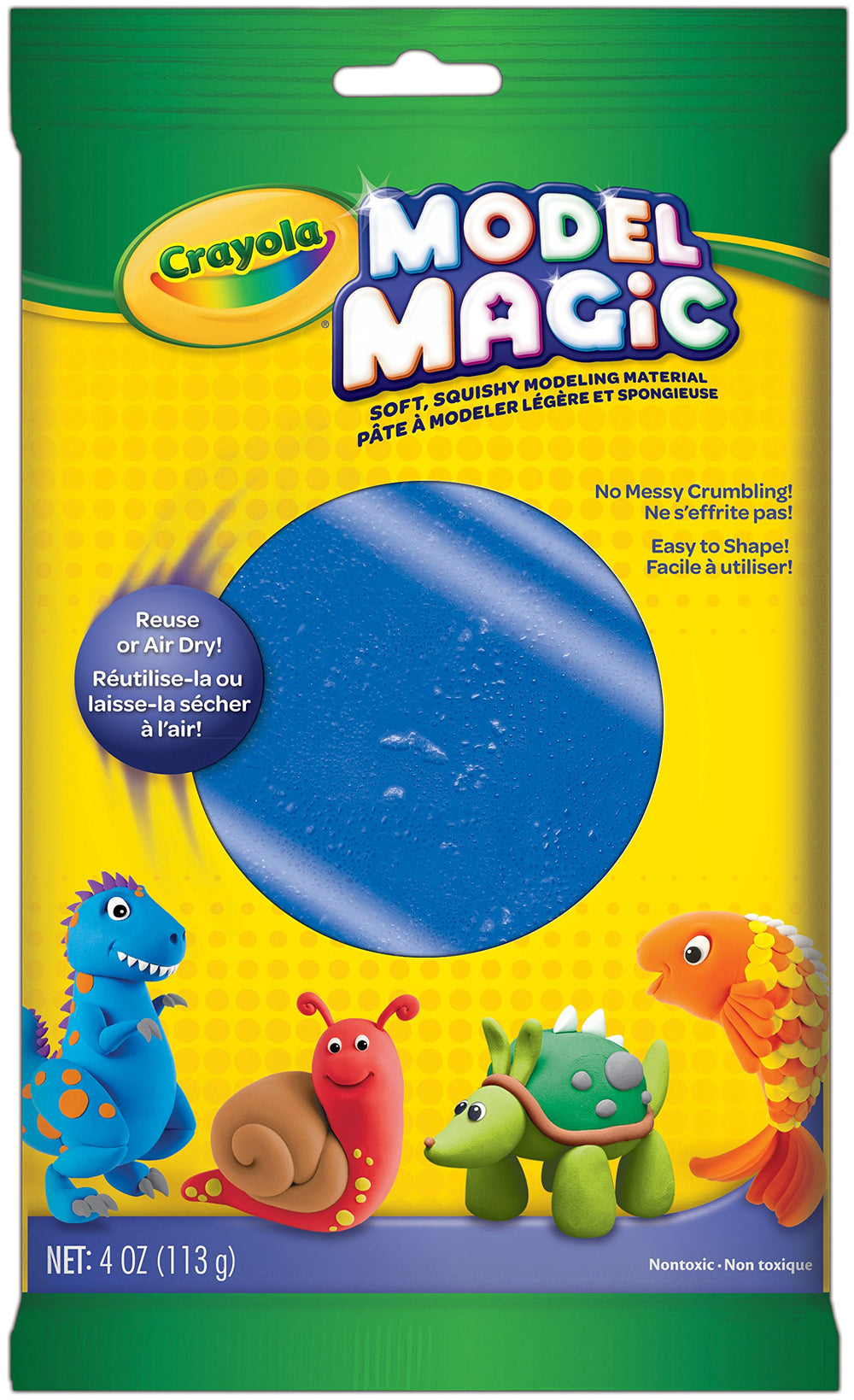 Crayola Model Magic blue 4 oz pack, ideal for classroom and home crafts