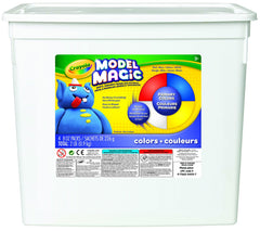Crayola Model Magic bucket front view with resealable lid for clay storage.