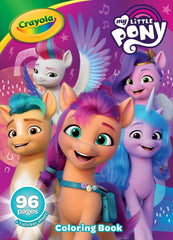 Crayola My Little Pony coloring book cover for creative play