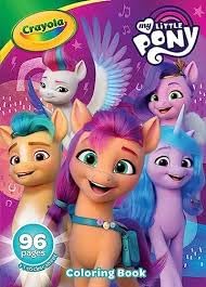 Crayola My Little Pony coloring pages featuring Rainbow Dash