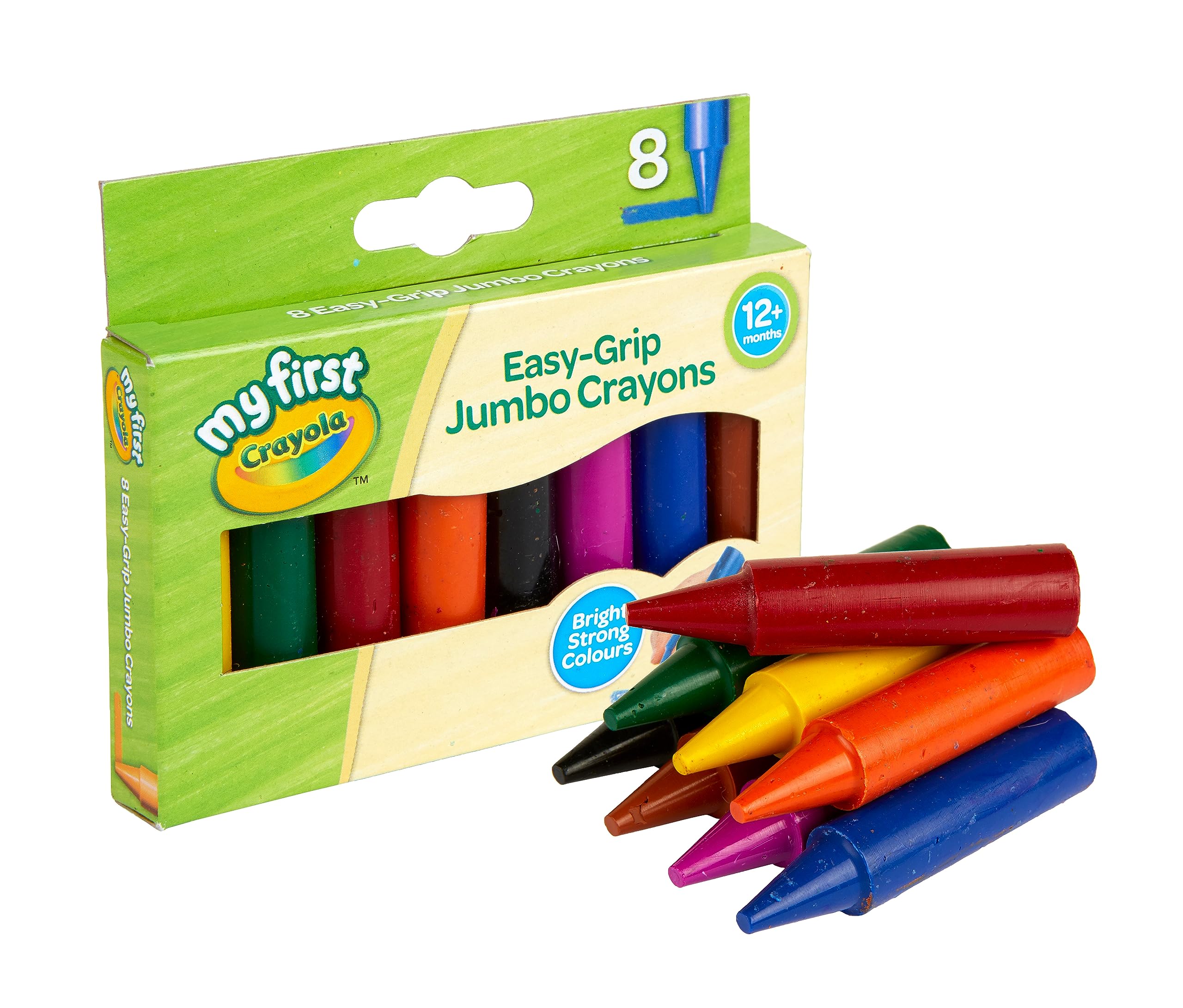 Crayola MyFirst Jumbo Crayons fit toddler hands for simple coloring activities.