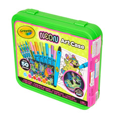Crayola Neon Art Case paint brush for smooth application