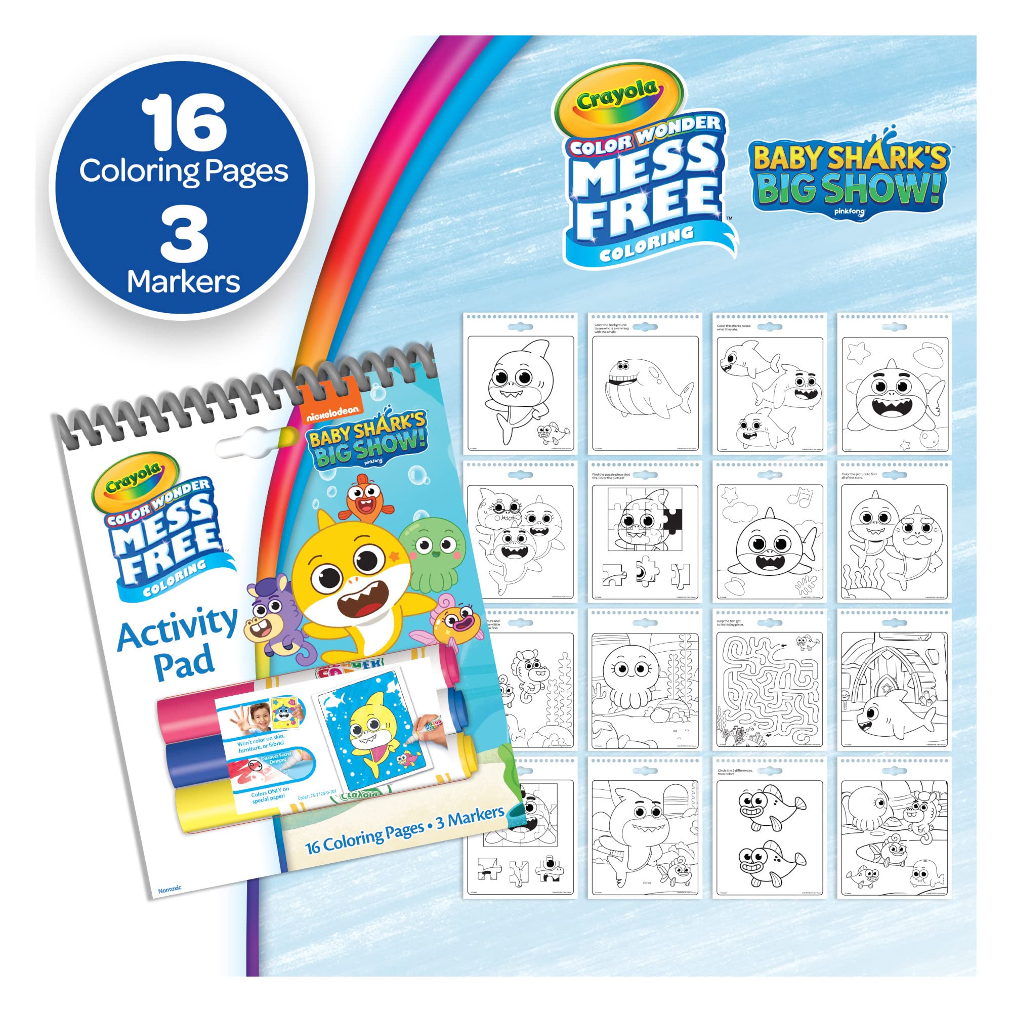 Crayola Nickelodeon Color Wonder bundle adding favorite characters for kids