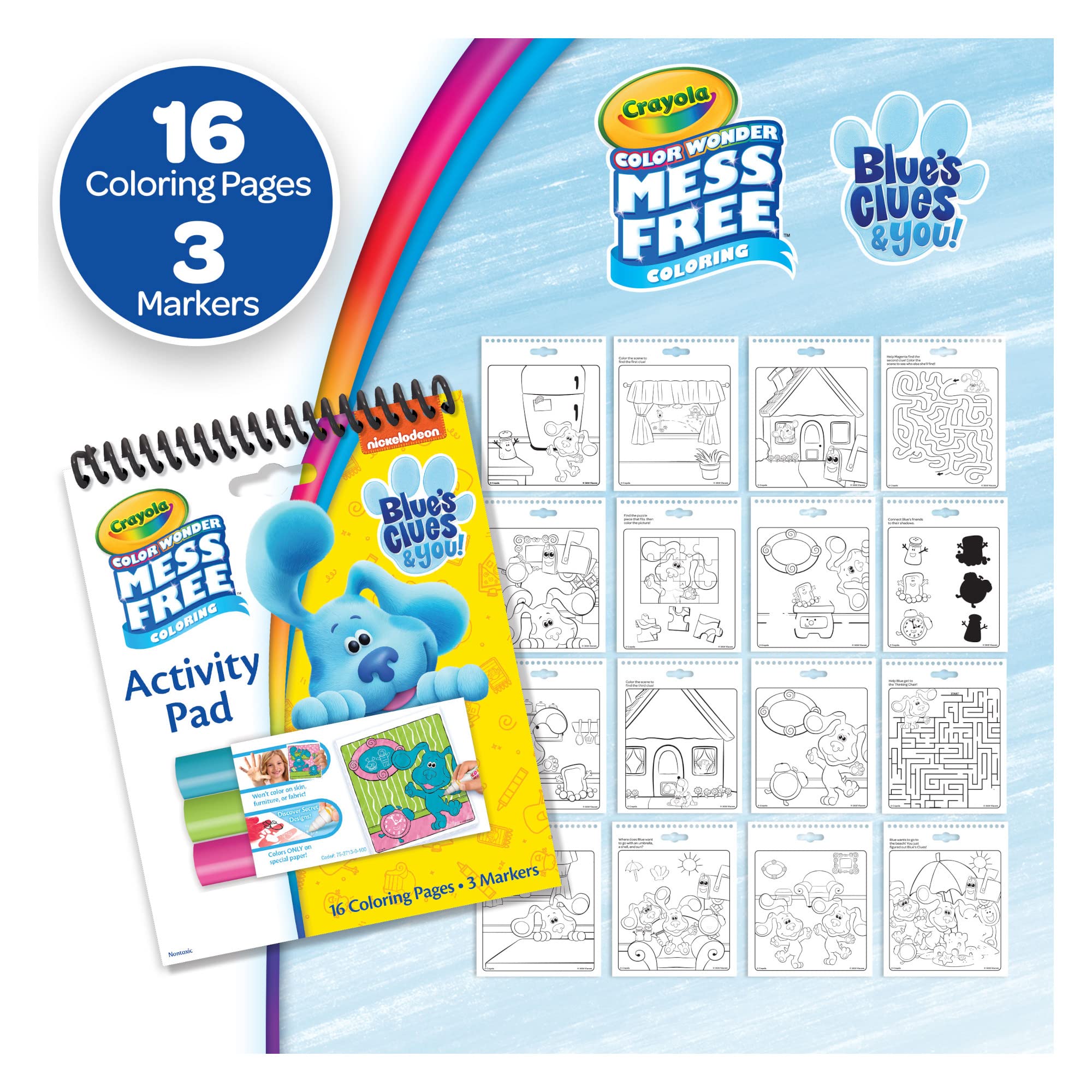 Crayola Color Wonder activity pads keep kids entertained during car trips