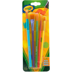 Crayola Obsolete 1 CT brush set with varied heads for versatile painting and crafts