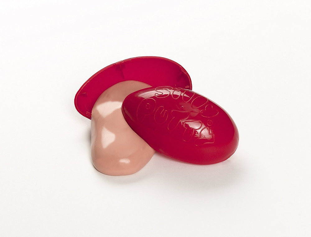 Crayola Original Silly Putty close-up showing vibrant red texture for tactile crafting