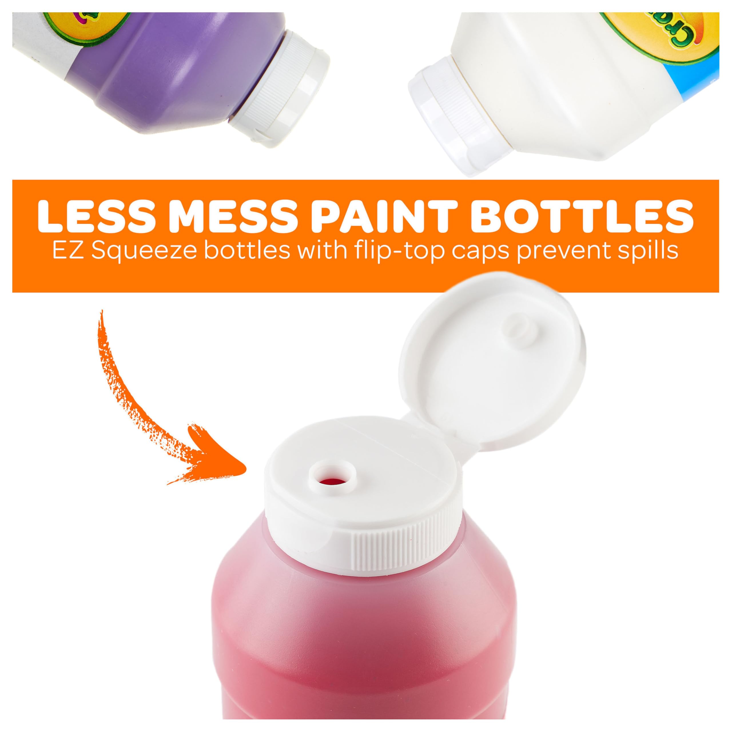 Crayola classroom paint set supports back-to-school projects with long-lasting color.
