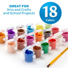 Crayola paintbrush included for easy, mess-friendly painting sessions.