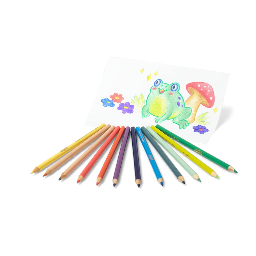 Crayola pastel colours provide bright hues for expressive drawings.