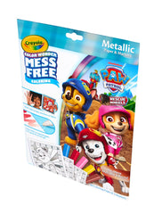 PAW Patrol Color Wonder pages featuring Chase, Marshall, Rubble, and Skye in action