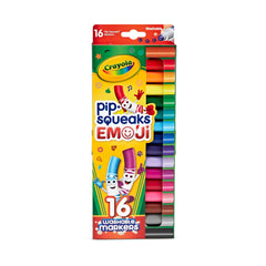Crayola Pip Squeaks emoji stamper markers with emoji designs for stamping creativity