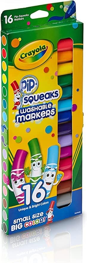 Three-pack Crayola Pip-Squeaks markers for versatile use