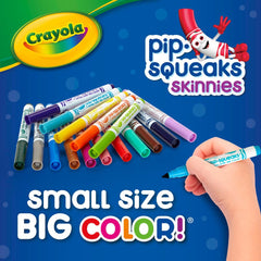 Crayola Pip Squeaks Skinnies travel-friendly compact set for art on the go