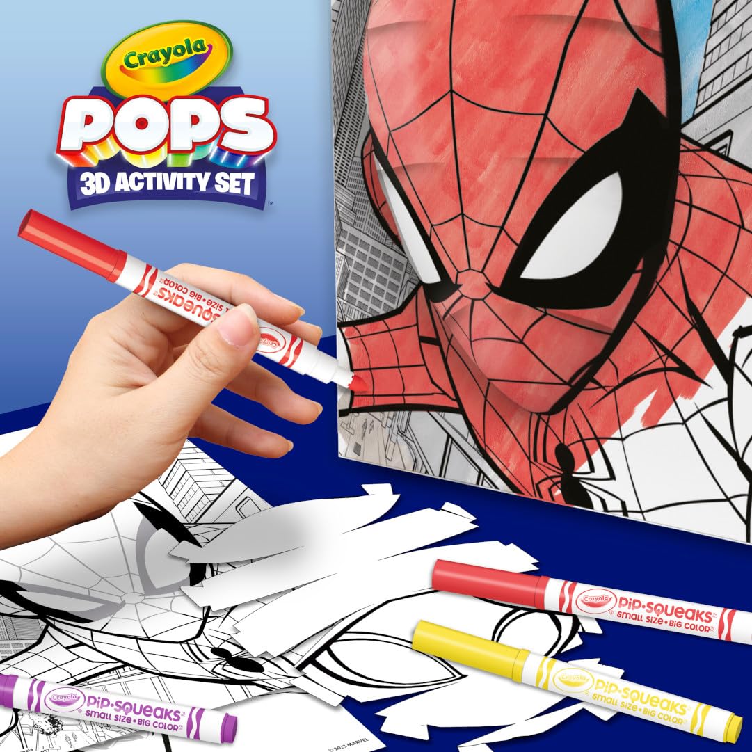 Crayola Pipsqueak markers are washable on skin and fabrics