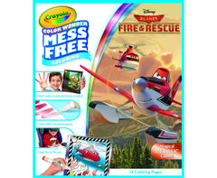 Crayola Planes Fire & Rescue Color Wonder refill pages for mess-free coloring fun.