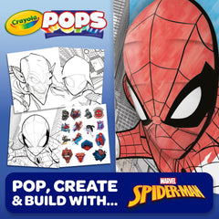 Crayola POPs tape sheet to assemble 3D designs