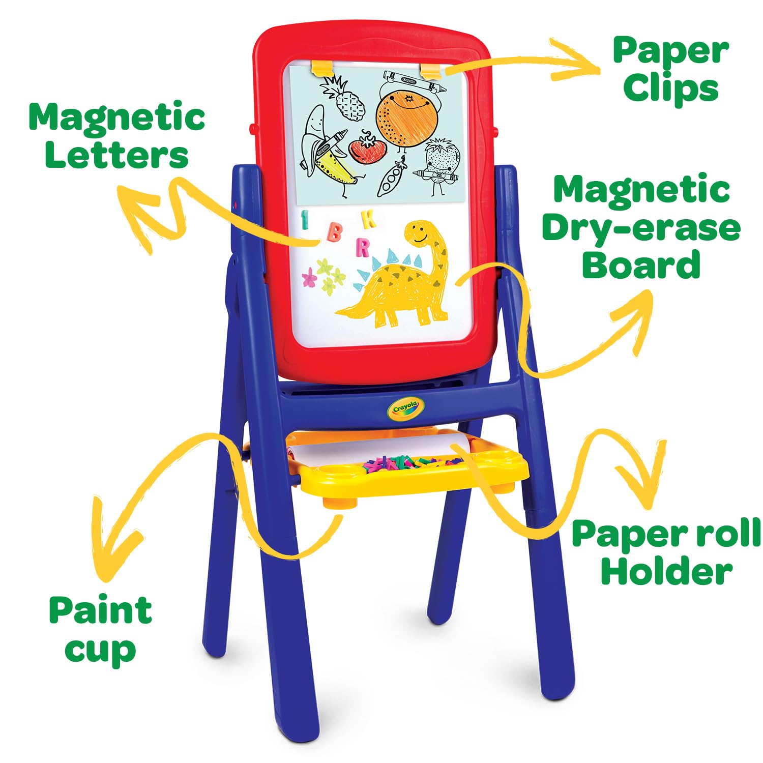 Crayola Qwikflip chalkboard surface ready for creative chalk art.
