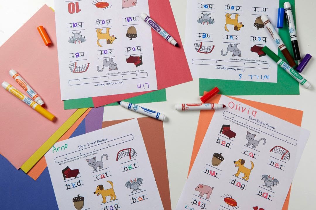 Safe and non-toxic markers suitable for ages 3 and up.