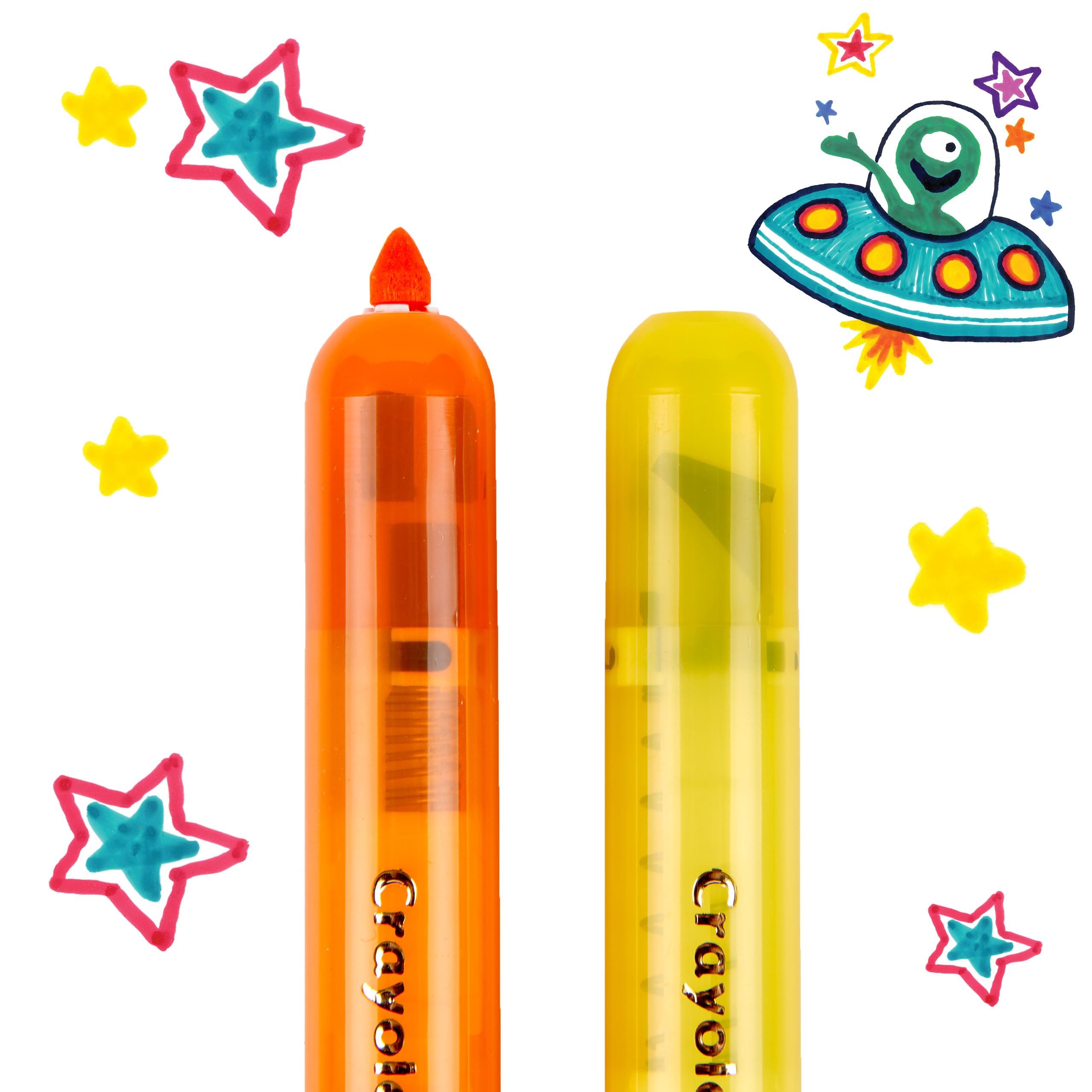Crayola safe and non-toxic markers for family projects.
