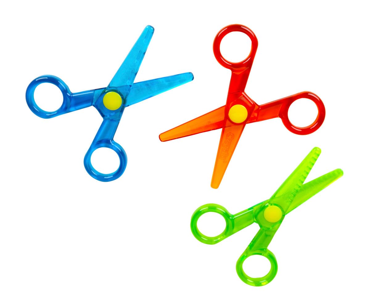 Crayola Safety Scissors – plastic blades, rounded tips for safe crafts.