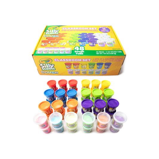 Crayola Scented Dough blue blueberry tub inspires imaginative art and fine motor practice