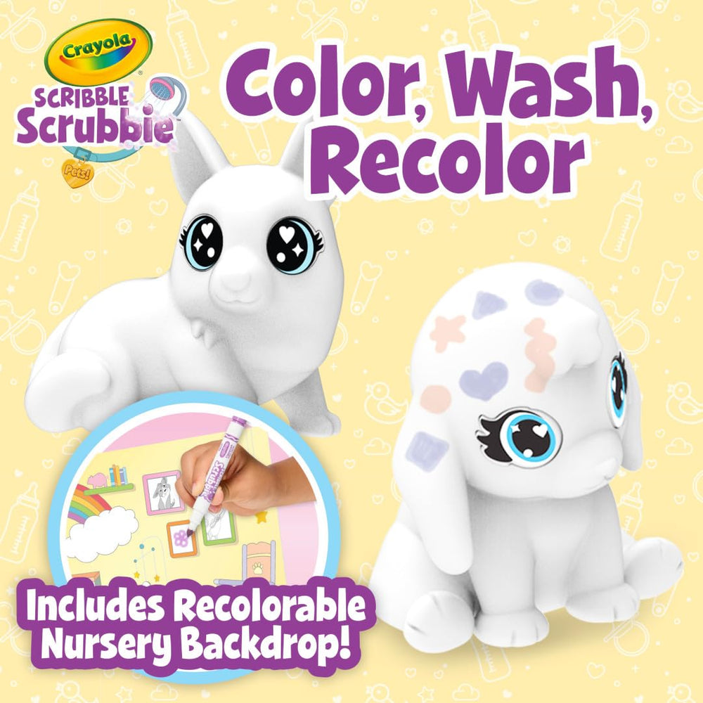 Crayola Scribble Scrubbie Baby Pets diapers and accessories for styling