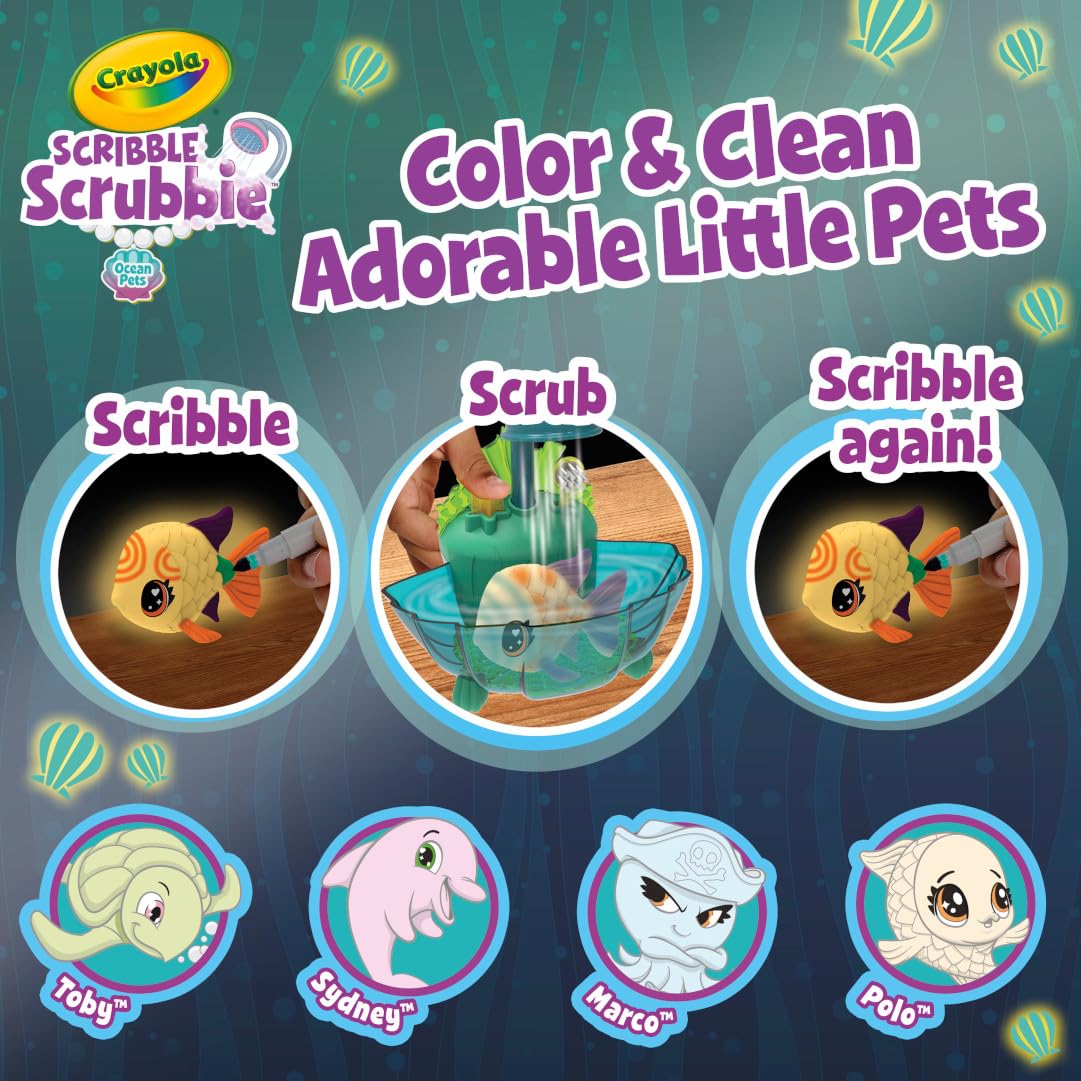 Crayola Scribble Scrubbie Glow Lagoon app provides digital play options