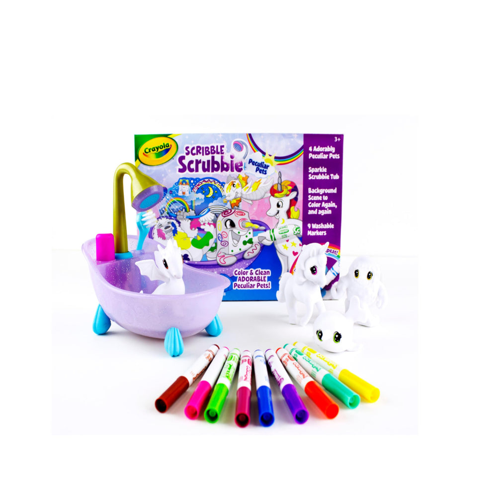 Crayola Scribble Scrubbie Peculiar Pets Dragon: colorable scales for imaginative play and easy cleanups.