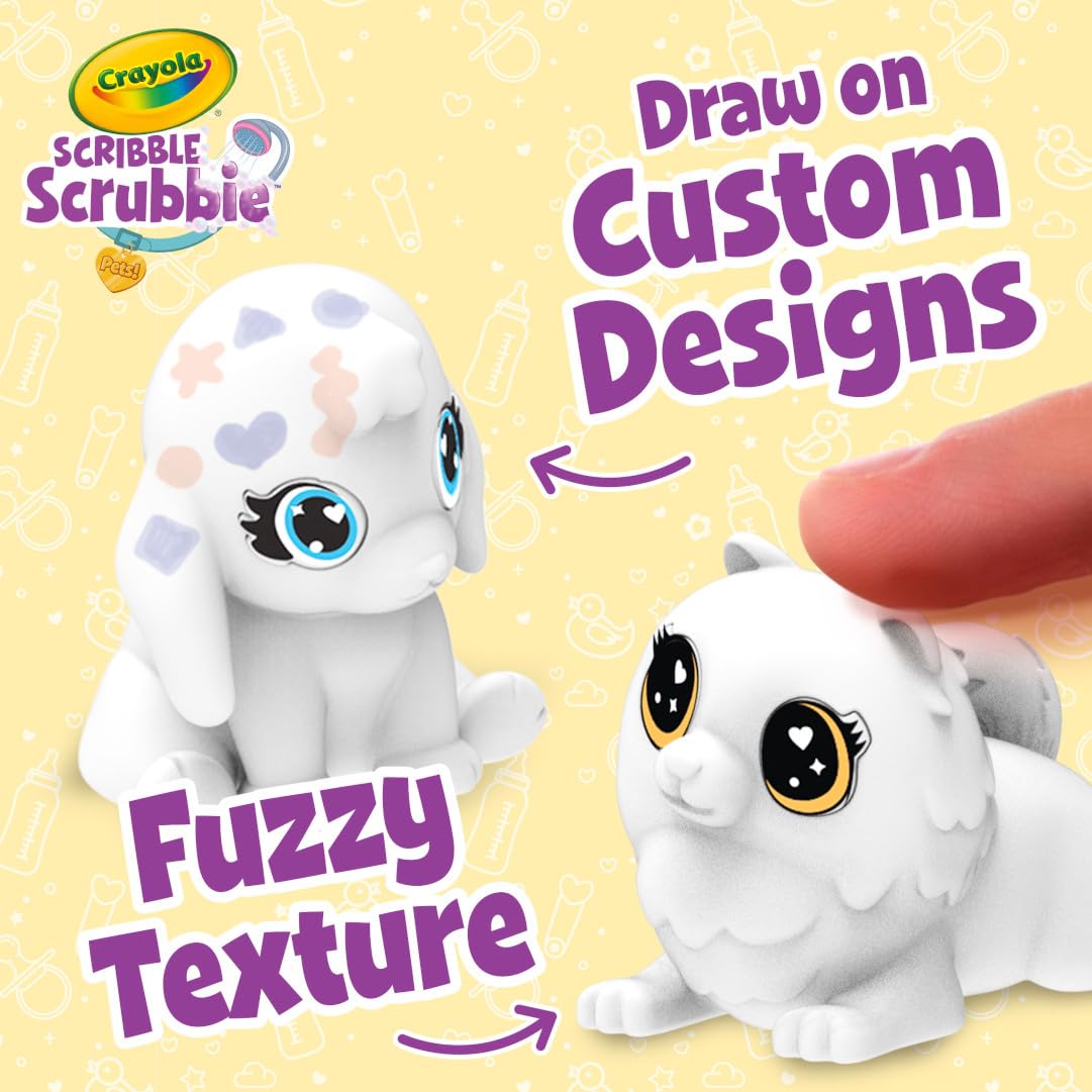 Crayola Scribble Scrubbie Pets 2-pack for mix-and-match outfits