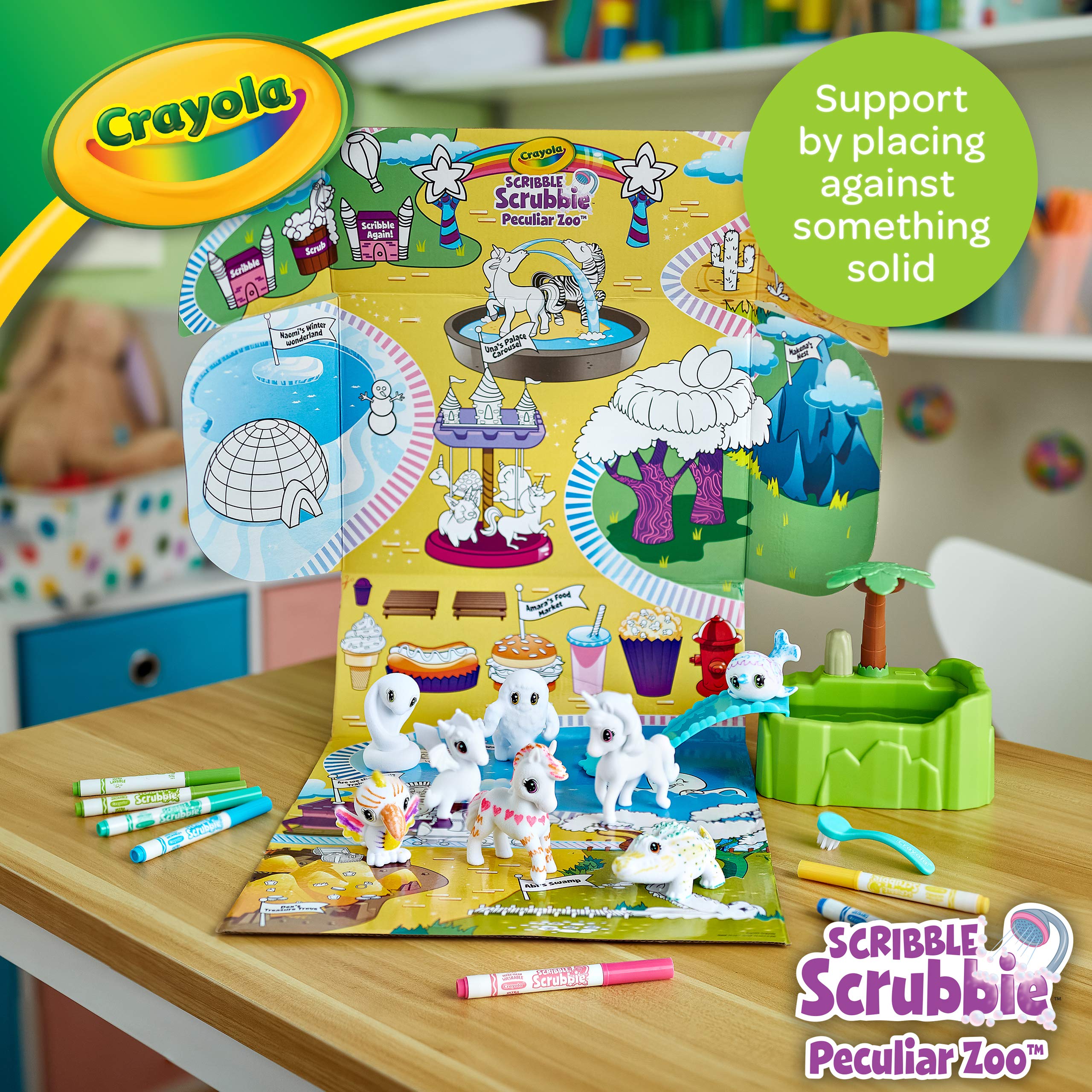 Crayola Scribble Scrubbie Peculiar Pets invite imaginative play and practice.