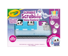 Crayola Scribble Scrubbie six markers for vibrant decorating on Arctic pets