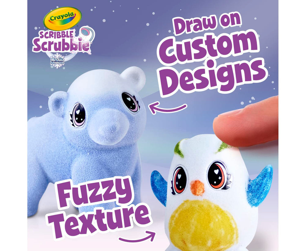 Crayola Scribble Scrubbie explorer vehicle storing all pieces neatly