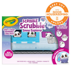Crayola Scribble Scrubbie flocked coats add tactile detail for decorating