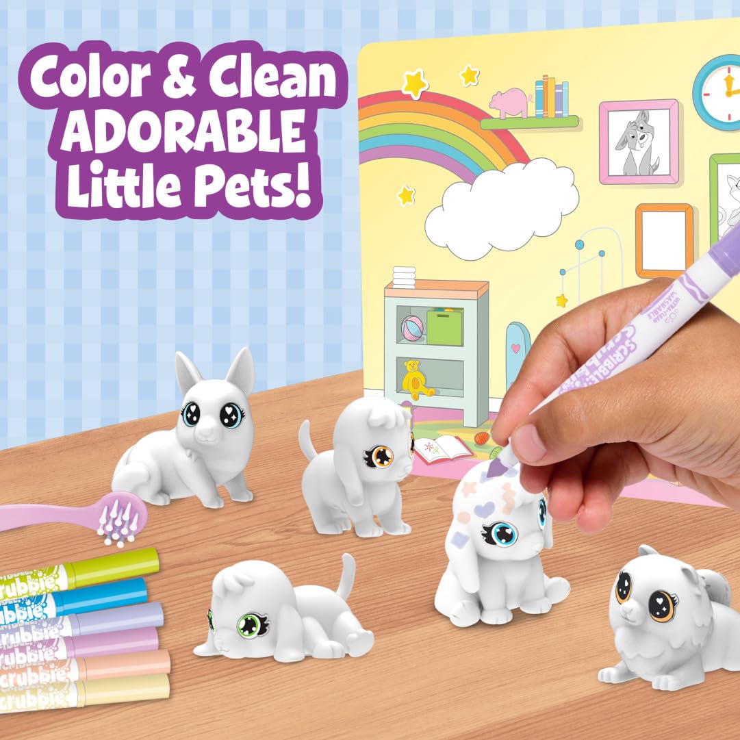 Crayola Scribble Scrubbie Scrub Brush for quick color resets