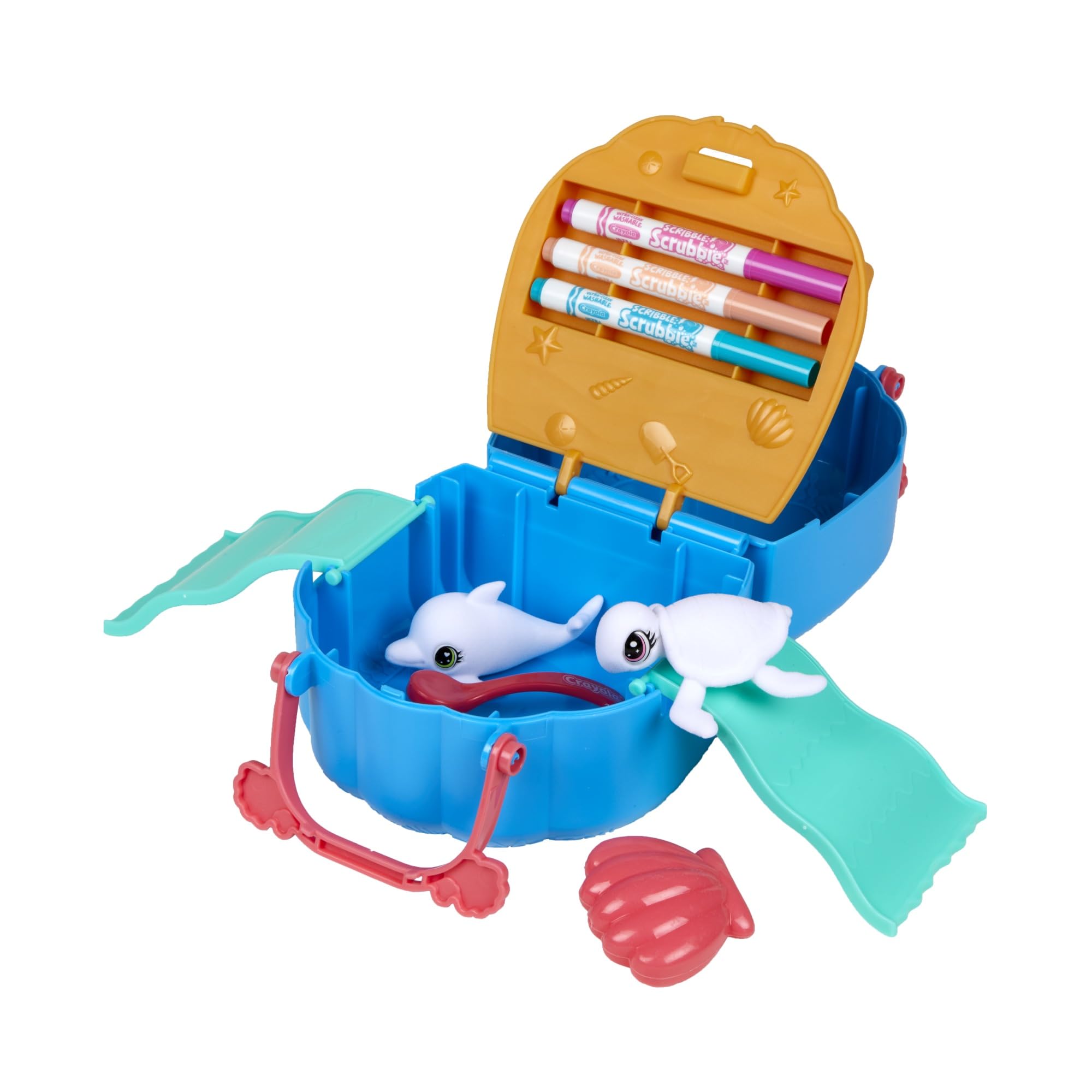 Crayola Scribble Scrubbie Seashell Splash washable markers for endless creativity