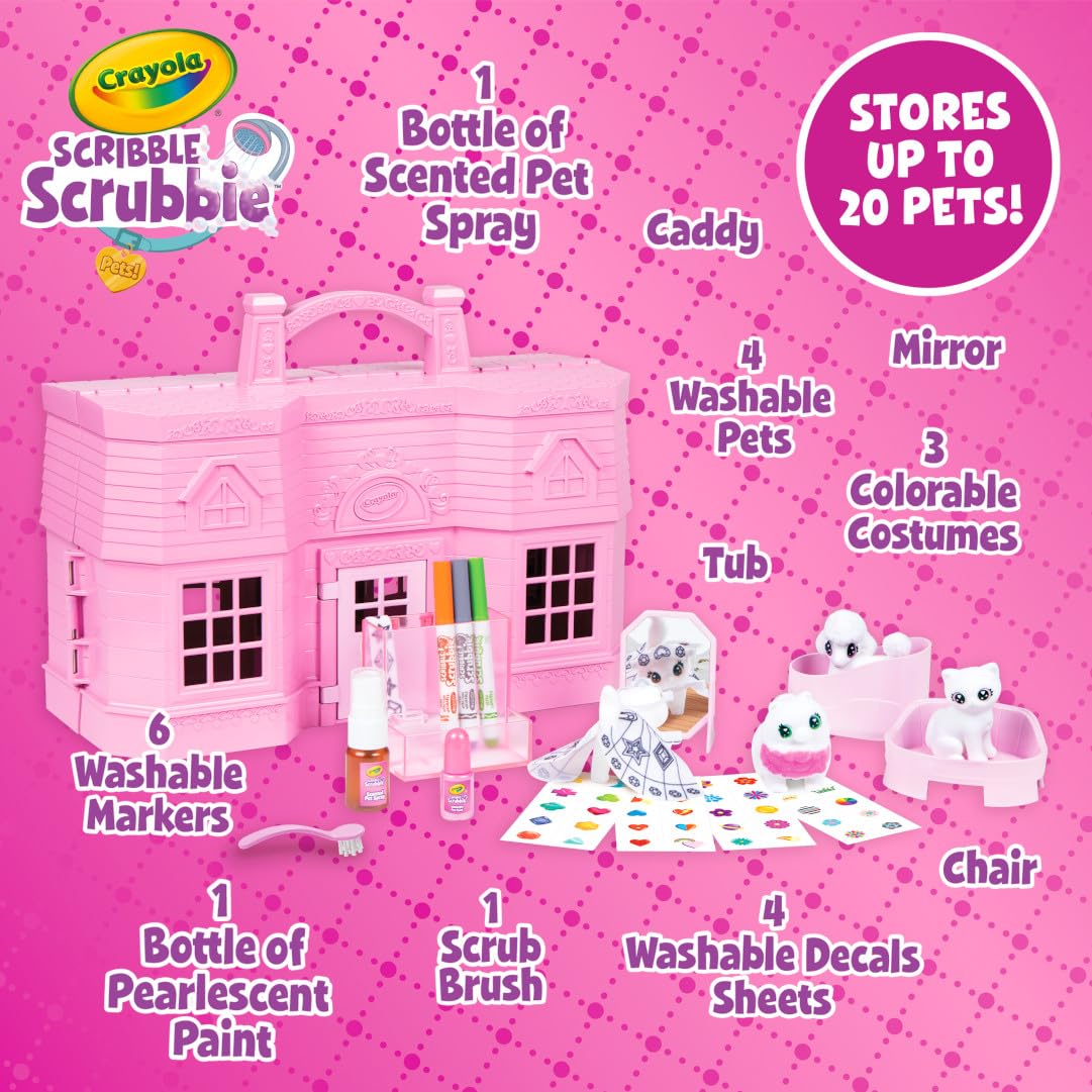 Crayola Scribble Scrubbie pearlescent paint adds shimmer to coats
