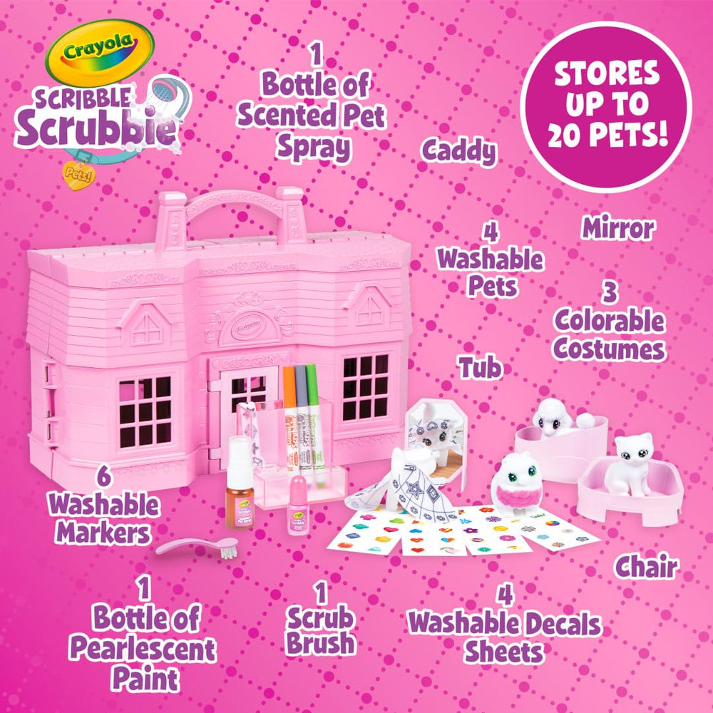 Crayola Scribble Scrubbie pearlescent paint adds shimmer to coats