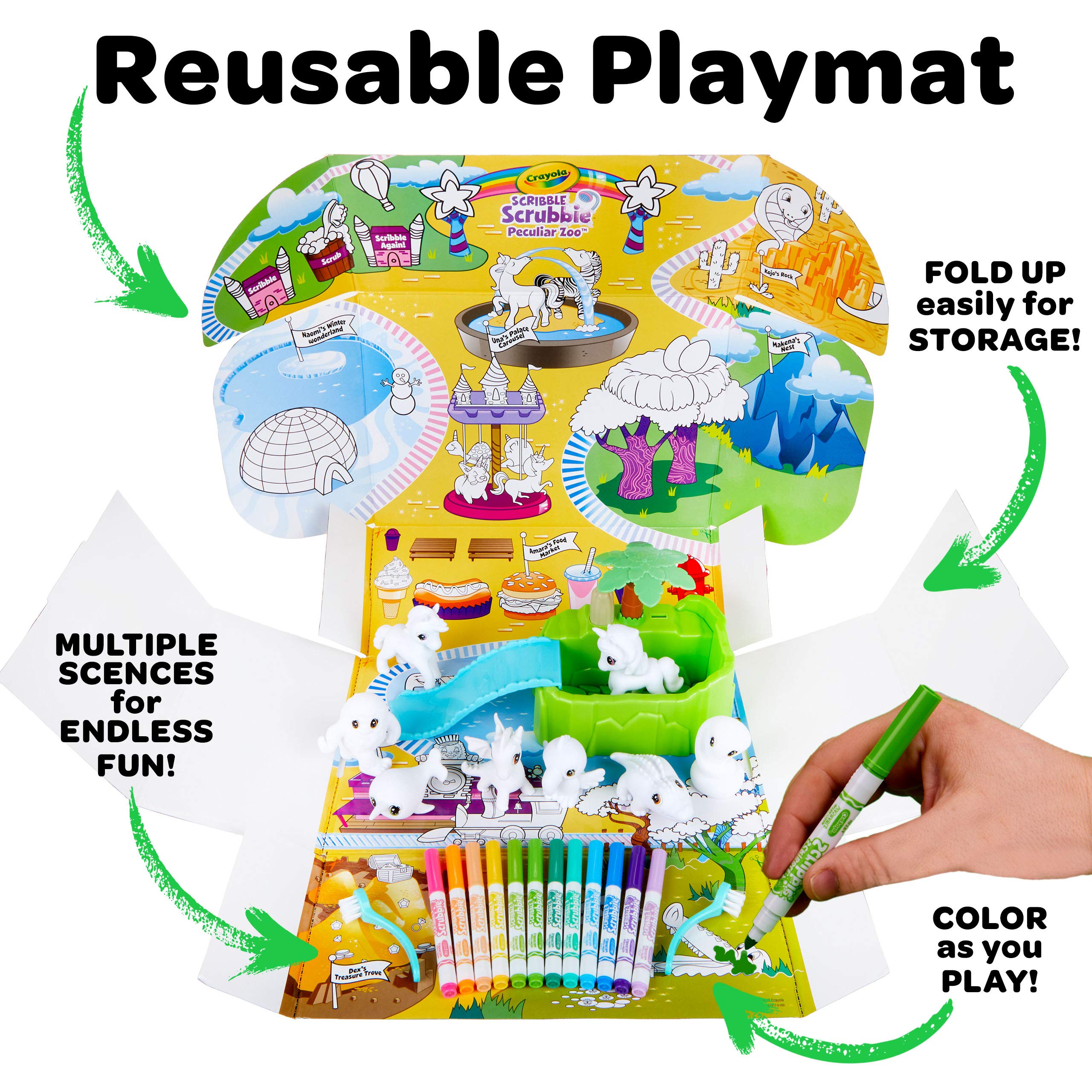 Crayola Scribble Scrubbie Washable markers help kids color again safely.