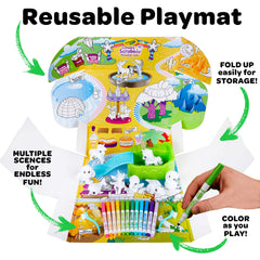 Crayola Scribble Scrubbie Washable markers help kids color again safely.