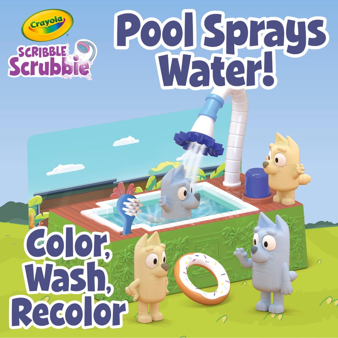 Crayola Scribble Scrubbies Bluey Bandit-character supporting creative storytelling
