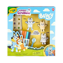 Crayola Bluey set: bingo character ready for customization with markers.