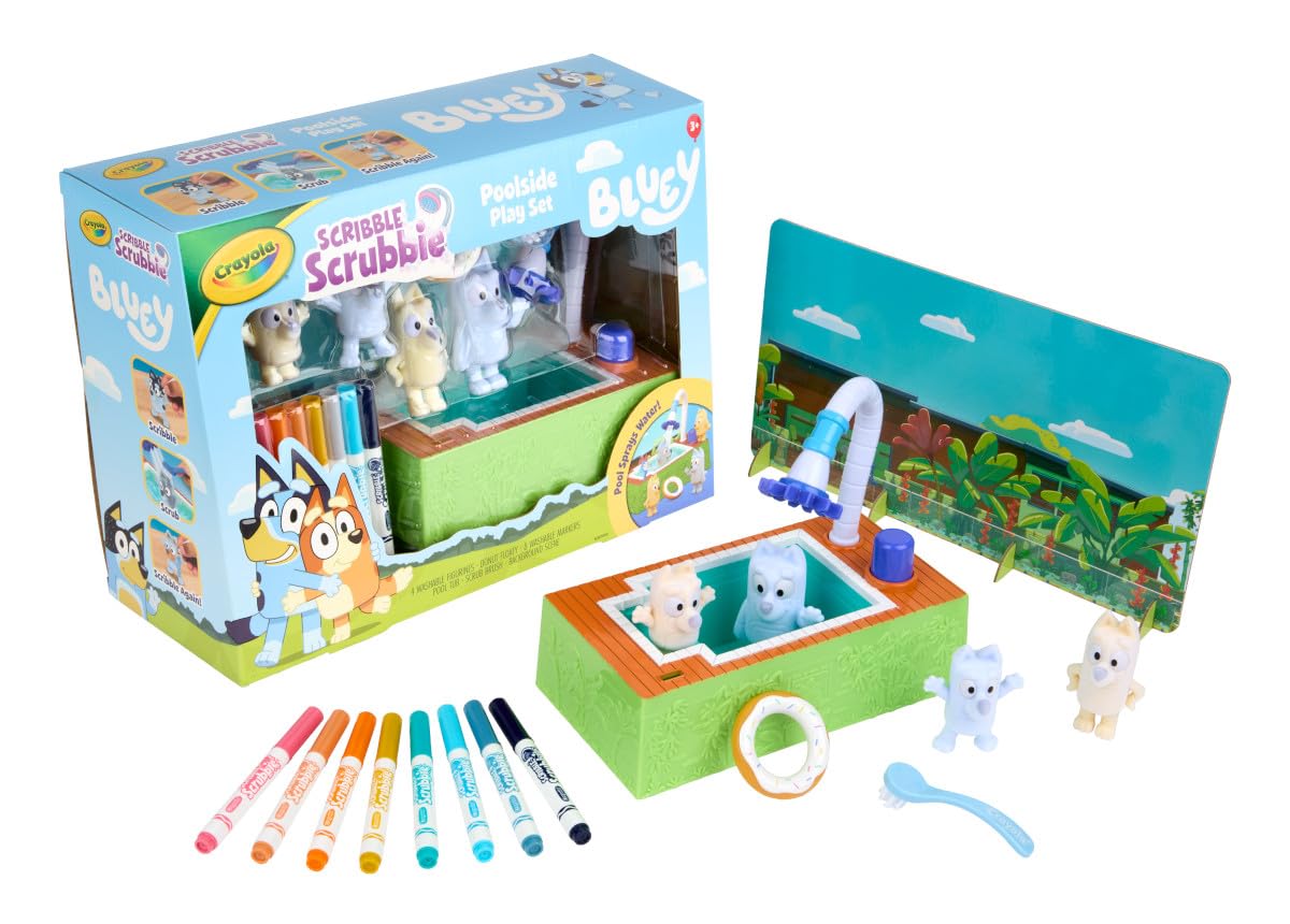 Crayola Scribble Scrubbies Scenic Backdrop enhances themed color scenes