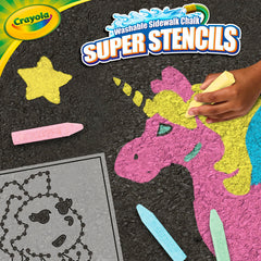 Crayola Sidewalk Art Outdoor Activity enables big, colorful drawings on driveways
