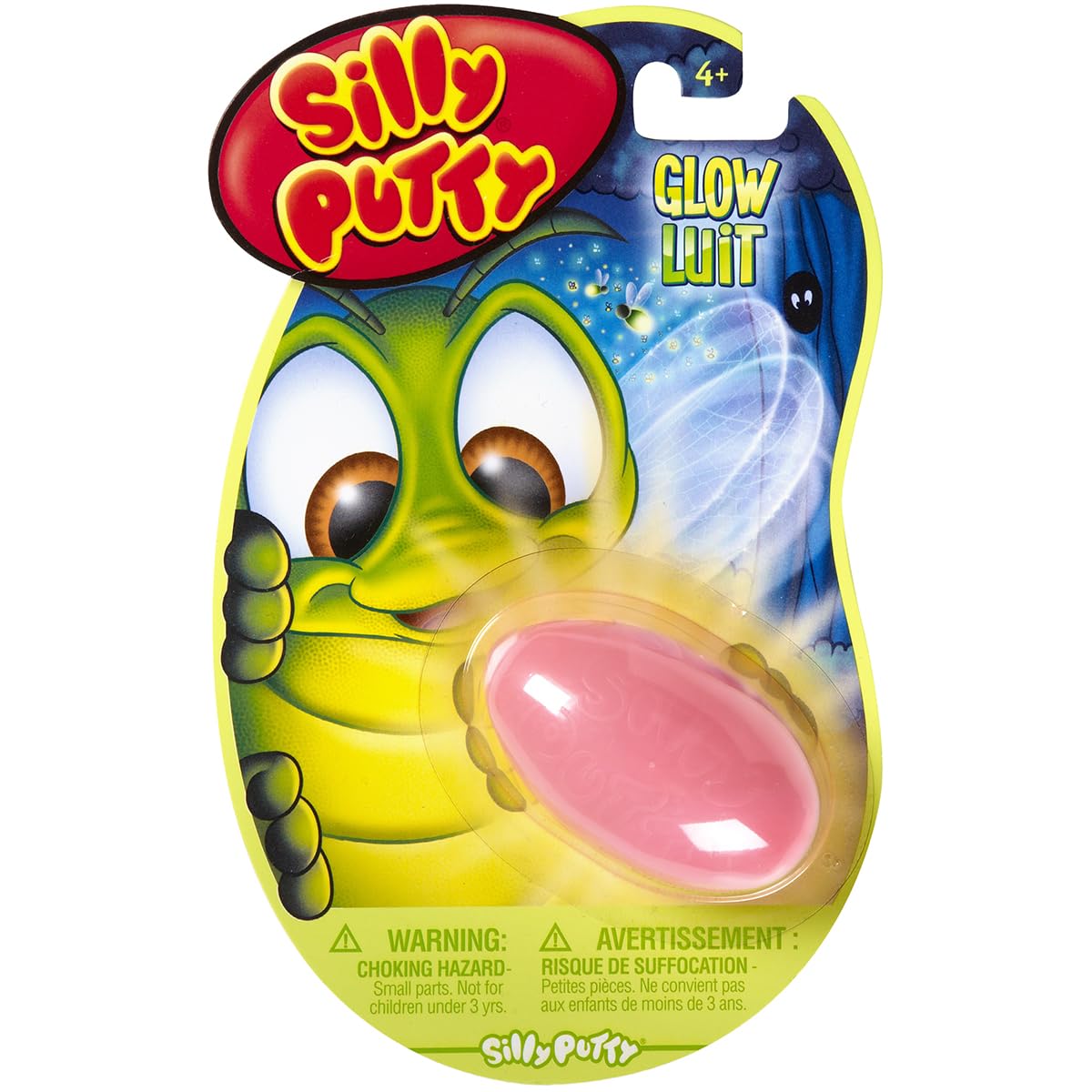 Crayola Silly Putty glow in the dark egg for creative play and glow effects